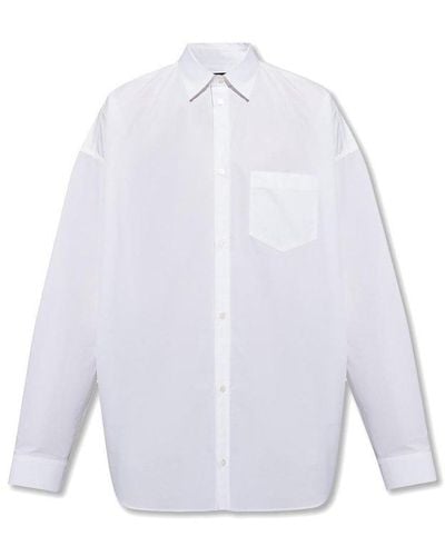 Balenciaga Oversize Shirt - White