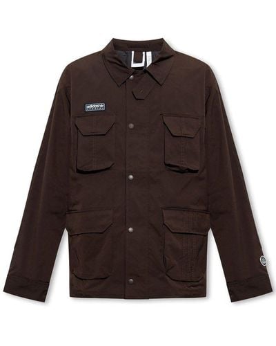 adidas Spzl Haslingden Jacket Dark - Brown
