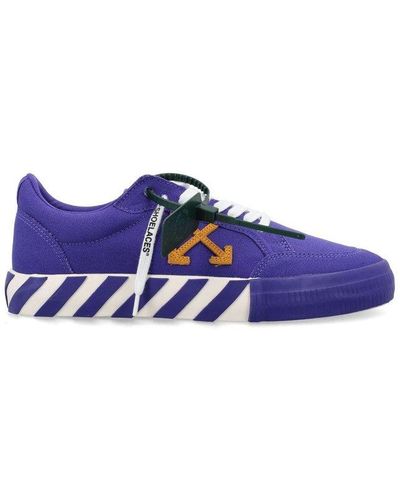 Off-White c/o Virgil Abloh Vulcanized Low-top Sneakers - Purple