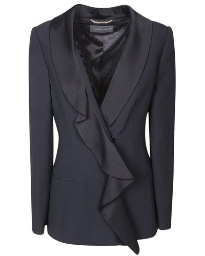Alberta Ferretti Long-sleeved Tailored Blazer - Black