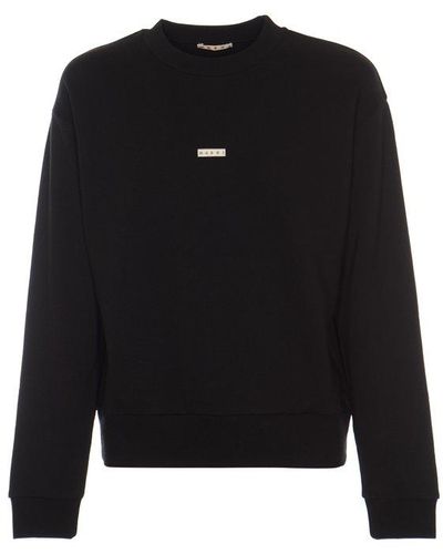 Marni Organic Cotton Sweatshirt - Black