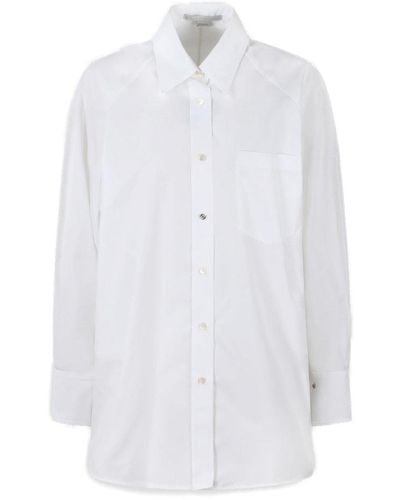 Stella McCartney Long-sleeved Button-up Shirt - White