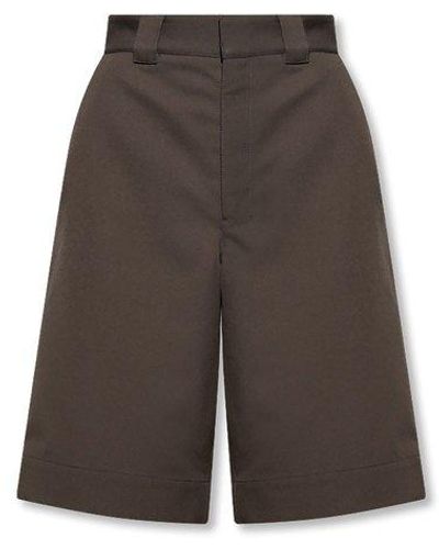 Lemaire Shorts With Pockets - Brown