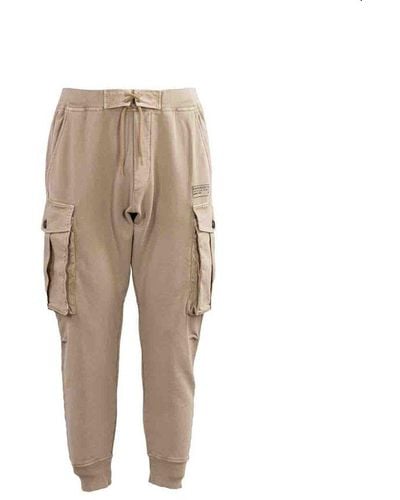 DSquared² Drawstring Cargo Trousers - Natural
