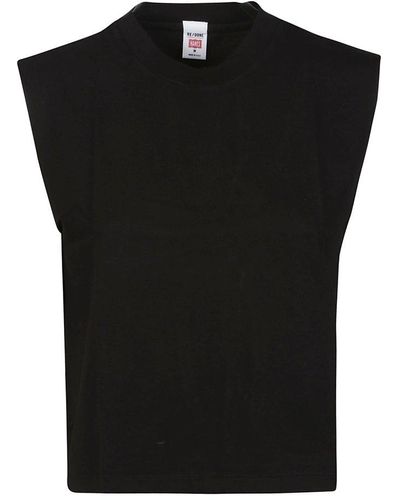 RE/DONE Baby Muscle Tank - Black