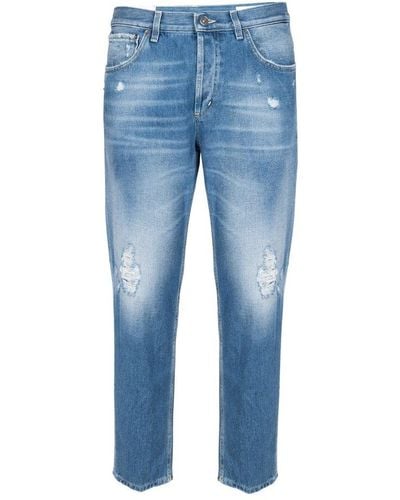 Dondup Distressed Denim Jeans - Blue