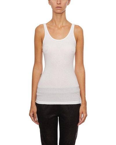 James Perse Ribbed Daily Tank Top - White