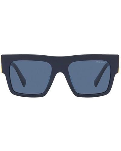 Miu Miu Square-frame Sunglasses - Blue