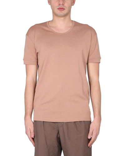 Lemaire Ribbed T-shirt - Pink