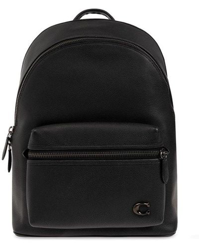 COACH Backpack With Logo - Black