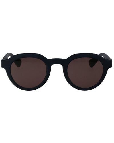 Mykita Dia Oval Frame Sunglasses - Black