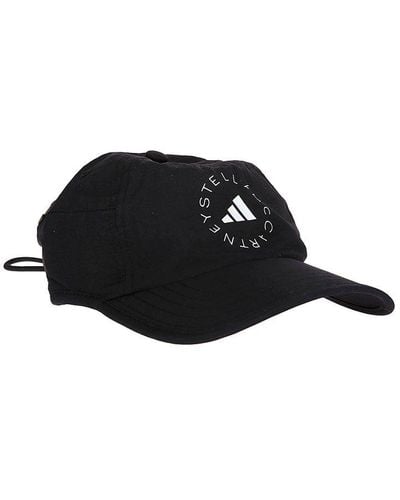 adidas By Stella McCartney Curved-peak Drawstring Cap - Black