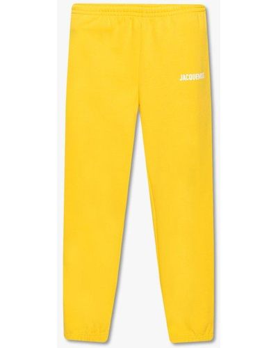 Jacquemus Sweatpants With Logo, - Yellow