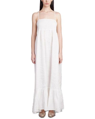Mc2 Saint Barth Jemma Sleeveless Maxi Dress - White
