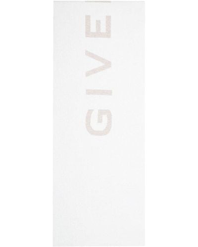 Givenchy Wool And Cashmere Scarf - White