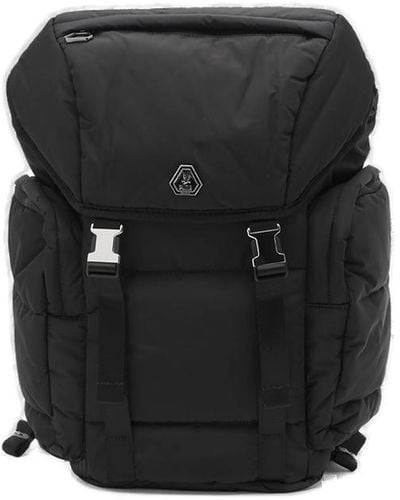 PUMA X Skepta Logo Plaque Buckled Backpack - Black