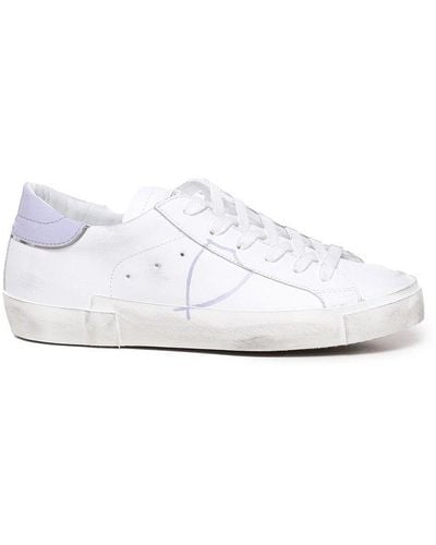 Philippe Model Prsx Lace-up Sneakers - White