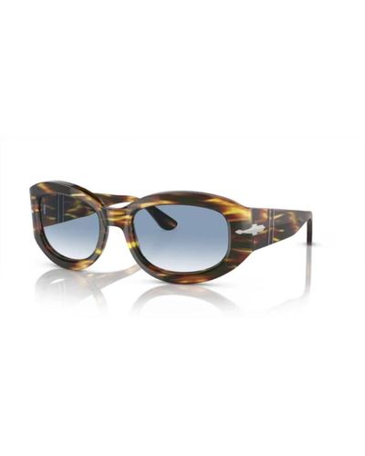 Persol Oval Frame Sunglasses - Blue