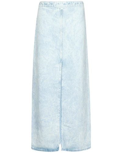 IRO Paris Front Slit Skirts - Blue