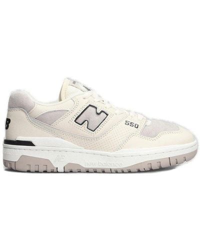 New Balance Bb550 Panelled Low-top Trainers - White