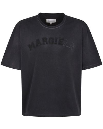 Maison Margiela Four Stitch Crewneck T-shirt - Black