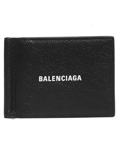 Balenciaga Cash Bill-clip Wallet - Black