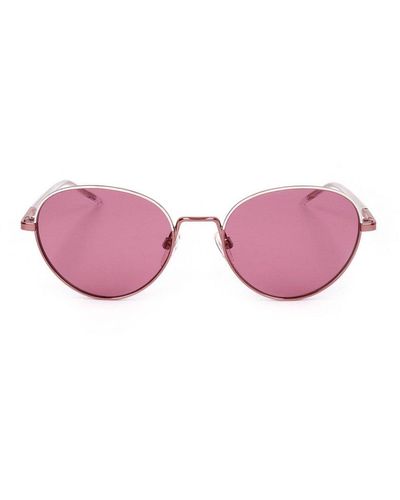 Love Moschino Oval Frame Sunglasses - Pink