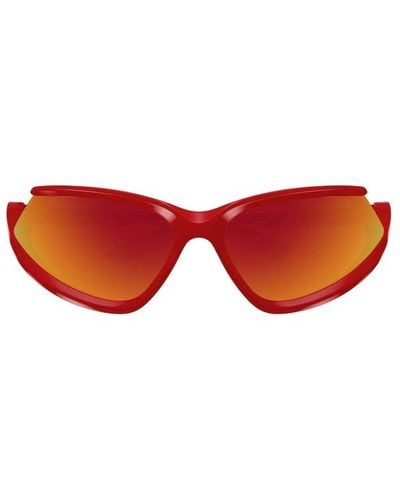 Balenciaga Side Xpander Cat-eye Sunglasses - Red