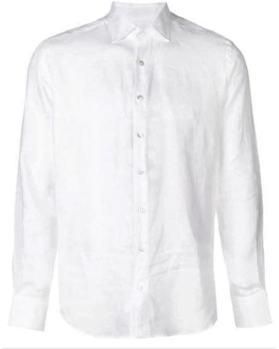 Etro Buttoned-up Long-sleeved Shirt - White