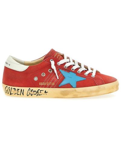 Golden Goose Superstar Sneakers - Red