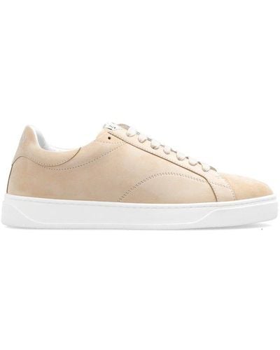 Lanvin Sneakers With Logo - Natural