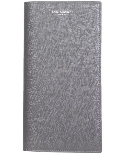 Saint Laurent Classic Paris Continental Wallet - Grey