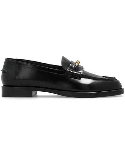 Emporio Armani Leather Loafers - Black