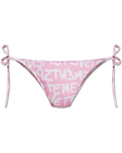Vetements Swimsuit Top - Pink