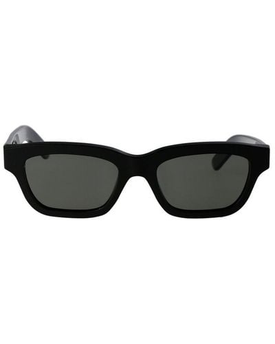 Retrosuperfuture Rectangle Frame Sunglasses - Black