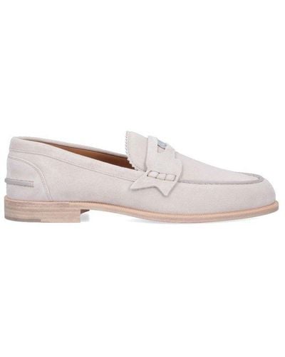 Christian Louboutin Penny Loafers - White