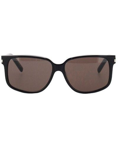 Saint Laurent Sl 560 Square Frame Sunglasses - Gray