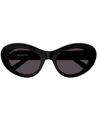 Balenciaga Cat-eye Frame Sunglasses - Black