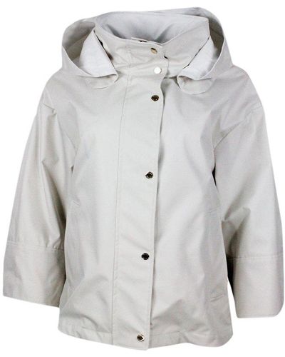 Moorer Lawrie Hooded Jacket - Grey
