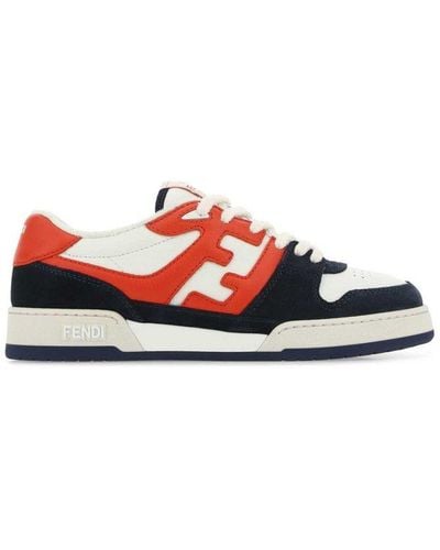 Fendi Match Low-top Trainers - Red