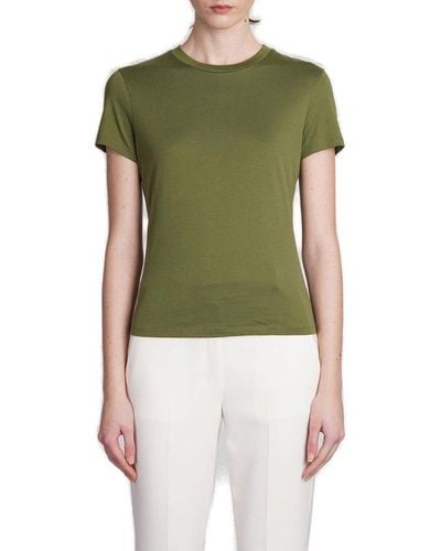 Theory Crewneck Short-sleeved T-shirt - Green
