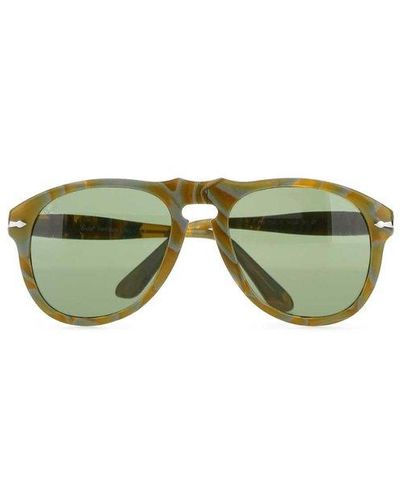 JW Anderson X Persol Aviator Frame Sunglasses - Green