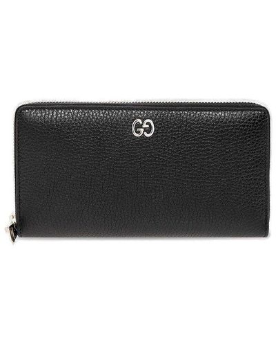 GG Matelassé zip-around wallet