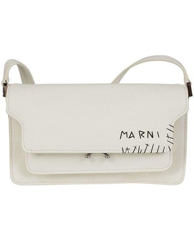 Marni Trunk Soft Bag - White