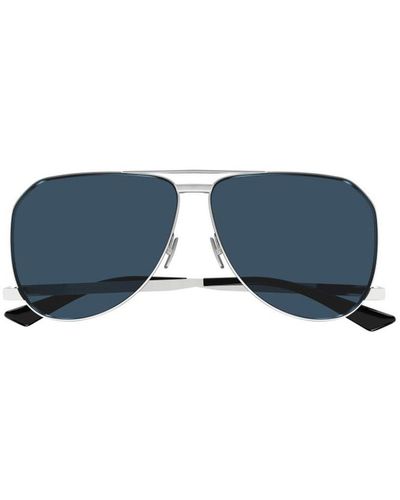 Saint Laurent Sl690 Dust Aviator Sunglasses - Blue