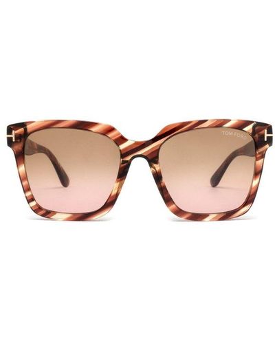 Tom Ford Square Frame Sunglasses - Pink
