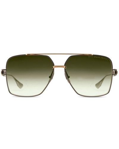 Dita Eyewear Aviator Frame Sunglasses - Green