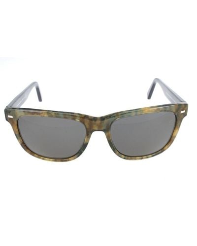 Zegna Rectangular Frame Sunglasses - Grey
