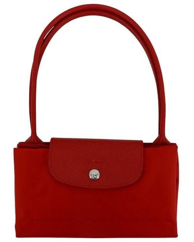 Longchamp Le Pliage Small Tote Bag - Red