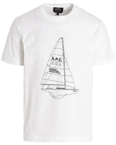 A.P.C. 'jeannot' T-shirt - White